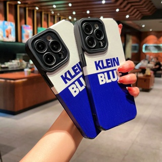 เคสโทรศัพท์มือถือ ลาย Pupillary patch Klein สีฟ้า สําหรับ เข้ากันได้สำหรับ เคสไอโฟน เคสไอโฟน11 iPhone 14 13 12 11 Pro Max XR XS X 7 8 Plus