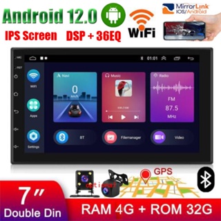 [4GB Ram+32gb ROM ] EVEAN เครื่องเล่นมัลติมีเดีย หน้าจอ IPS 7 นิ้ว 4 แกน รองรับ WIFI Navi BT GPS FM พร้อมกล้องถอยหลัง สําหรับรถยนต์