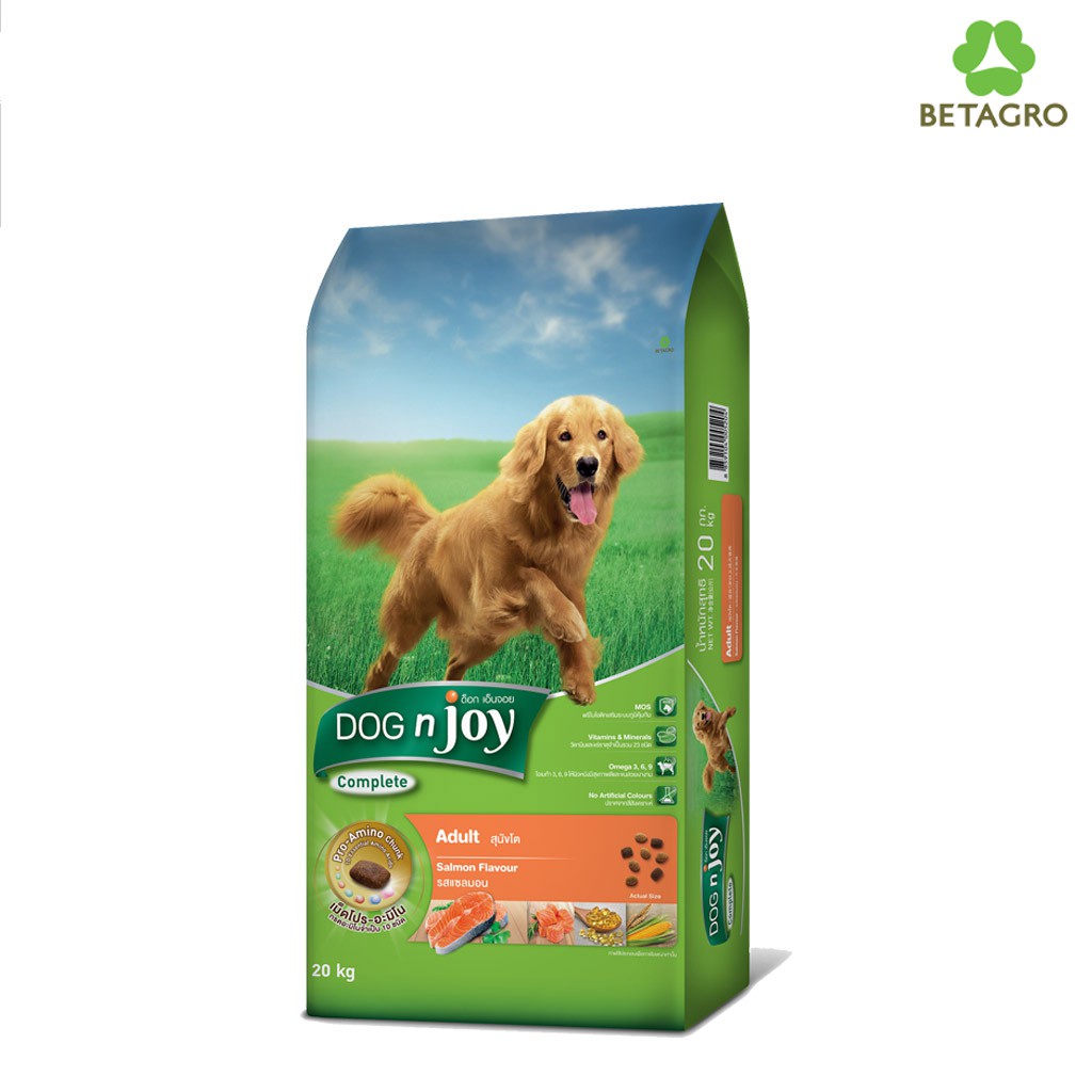 dog-n-joy-ด็อก-เอ็นจอย-คอมพลีท-สุนัขโต-รสแซลมอน-20kg