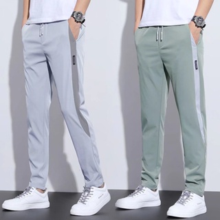 Mens new casual pants straight plus size casual pants