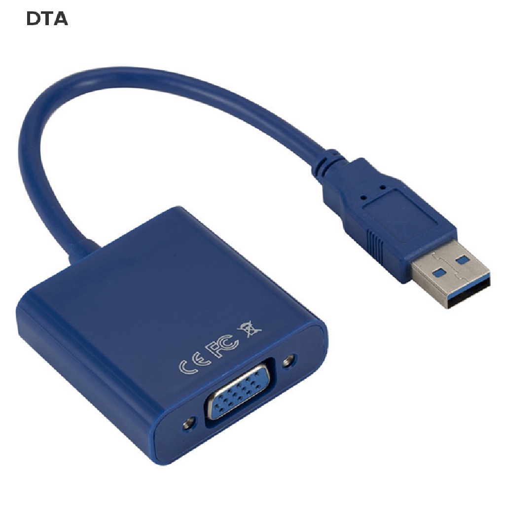 dta-อะแดปเตอร์เชื่อมต่อสายเคเบิล-usb-3-0-เป็น-vga-หลายจอแสดงผล-สําหรับ-win-7-8-10-คอมพิวเตอร์-แล็ปท็อป-hdtv-hd