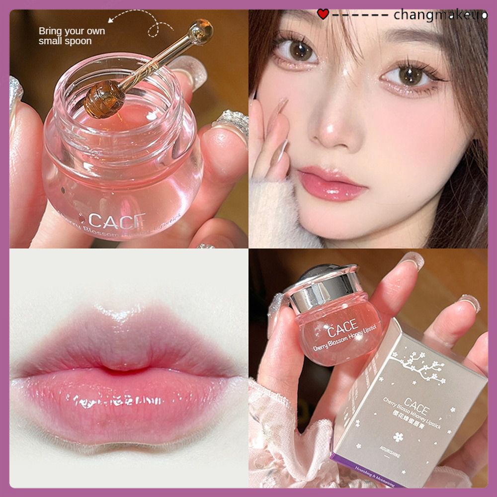 cace-cherry-blossom-honey-lipstick-moisturizing-dry-lip-repair-crack-pink-tender-lip-cod