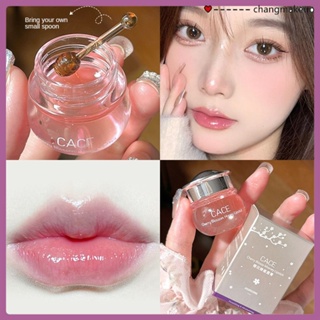 Cace Cherry Blossom Honey Lipstick Moisturizing Dry Lip Repair Crack Pink Tender Lip Cod