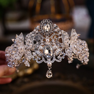 Temperament Luxury Rhinestone Alloy Hair Accessories Fashion Bridal Wedding Dress Crown