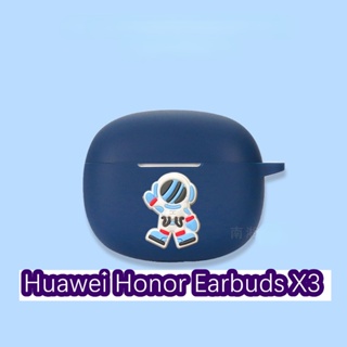 【จัดส่งรวดเร็ว】เคสหูฟัง แบบนิ่ม ลายการ์ตูน สําหรับ Huawei Honor Earbuds X3