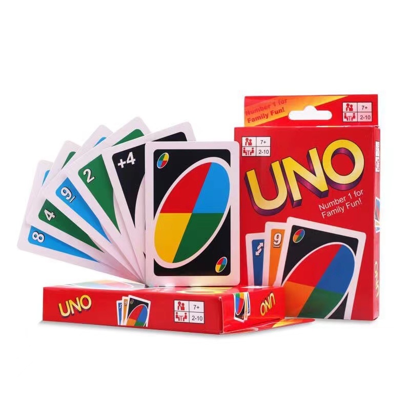 ภาพหน้าปกสินค้าUNO cards เกมส์ไพ่ การ์ดไพ่ อูโน่ UNO บรรจุ 108 ใบ / UNO Card Game เกมคลาสสิค ฮิตตลอดกาล ของเล่นเด็กFAMILY GAMES จากร้าน lifeplaza บน Shopee