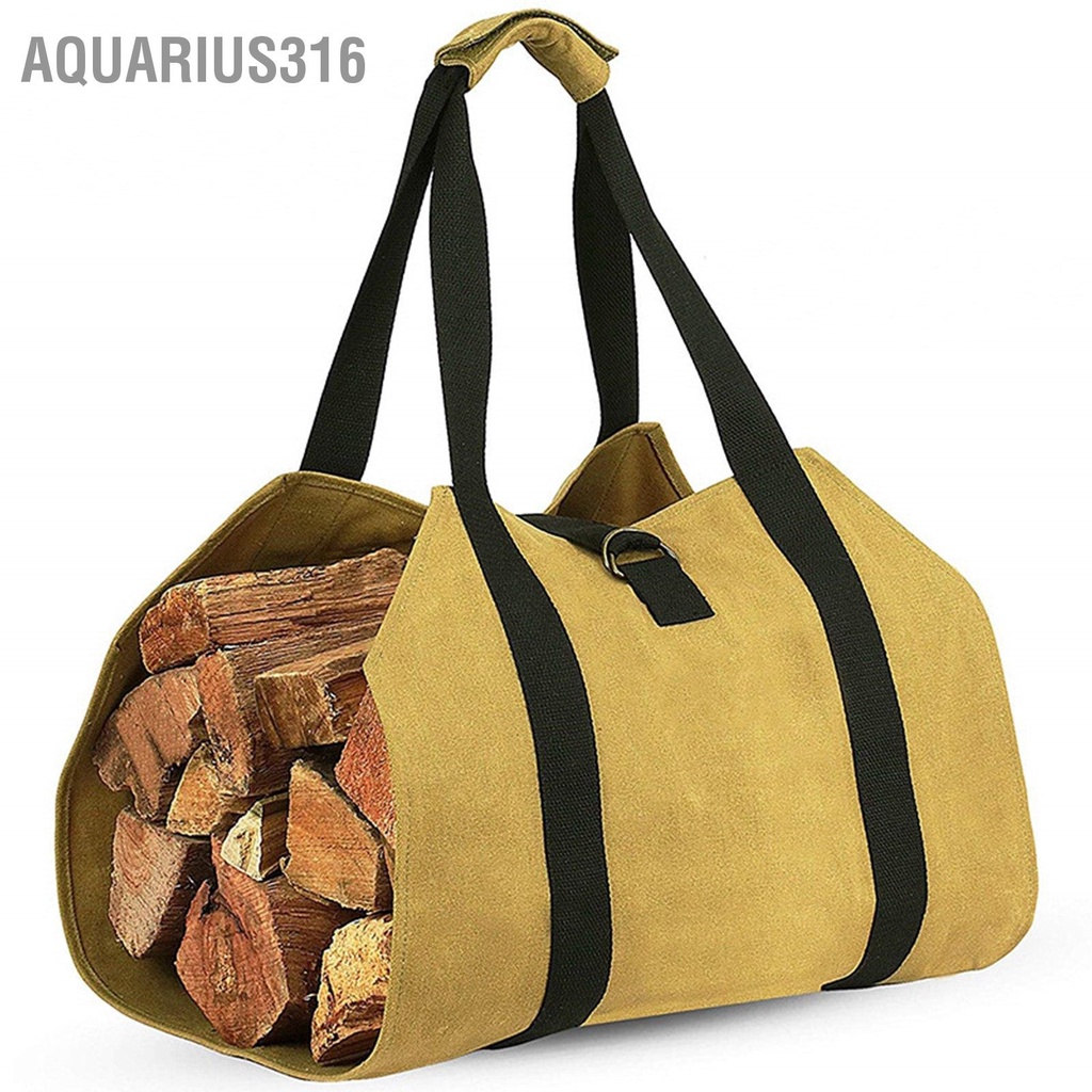 aquarius316-กระเป๋าไม้ฟืน-ผ้าออกซ์ฟอร์ด-600d-หูหิ้วคู่-ความจุขนาดใหญ่-ปรับได้