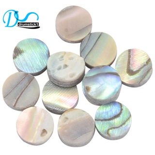 【High quality】12 pcs new zealand abalone Luthier Dots Inlay 6mm Fret Side Marker for Guitar ukulele Bass