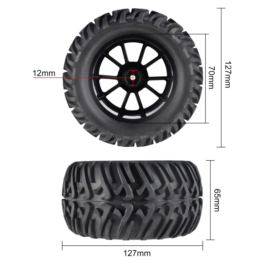 ขอบล้อ-1-10-และยาง-127-มม-10-คอนทัวร์-4-ชิ้น-สําหรับรถบรรทุกมอนสเตอร์-1-10