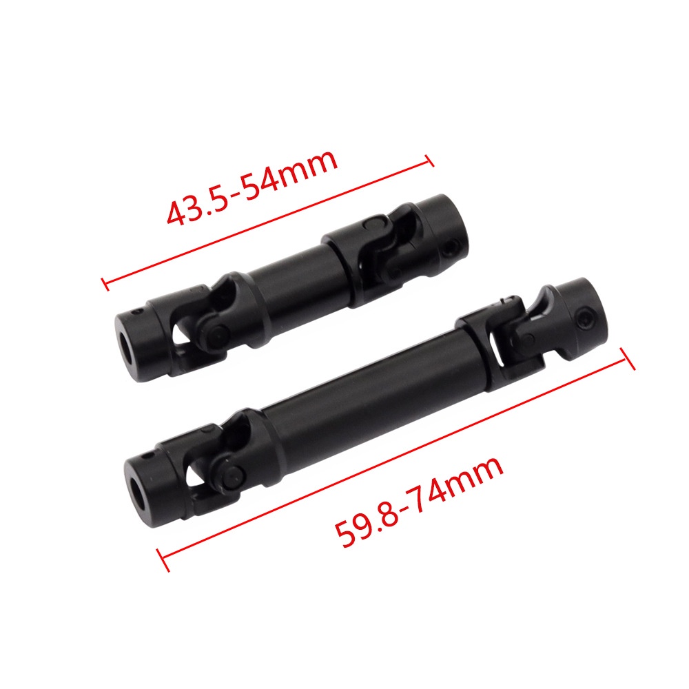 thumbnail image 2 of TRX4M Drive Shaft CVD Front & Rear Set - Steel Driveshaft Upgrade For 1/18 RC Crawler 2 of 5