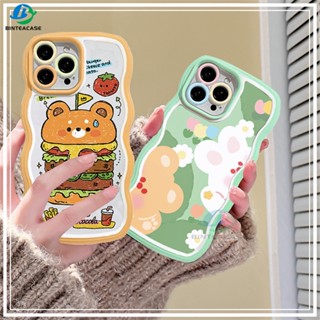 เคสโทรศัพท์มือถือ TPU ขอบโค้ง ลายกระต่าย หมี แฮมเบอร์เกอร์ สําหรับ OPPO A38 A78 A58 A17 A77S A57 A15 A16 A16K A54 A12 A5S A7 A94 A93 A3S A11k A53 A31 A52 A37 F9 A1K A76 A36 5F A9 2020