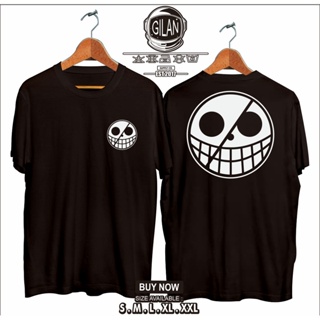 S-S-5XL # One Piece Donquixote Doflamingo Family Pirates Joker Logo-GILAN Cloth Short Sleeve Shirt_01