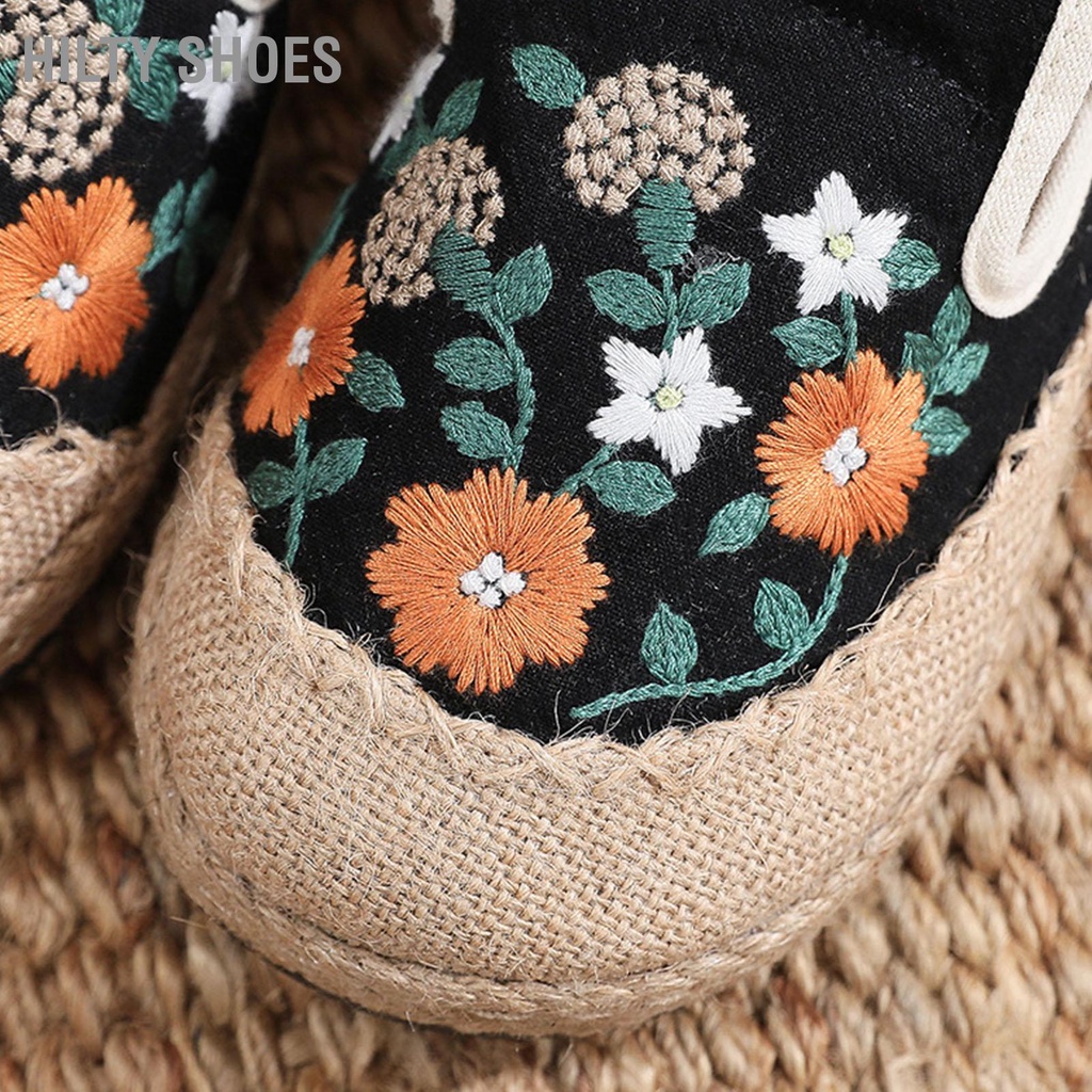 ปิดนิ้วเท้าผ้าลินินฟางรองเท้าแบนระบายอากาศนุ่มน้ำหนักเบาปักรองเท้าผู้หญิงสำหรับทุกวัน-hilty-shoes