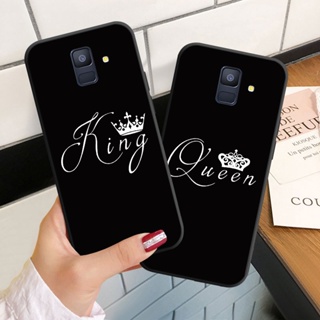 เคสโทรศัพท์มือถือ ซิลิโคนนุ่ม ลาย King สําหรับ Samsung Galaxy A6 A6+ A8 A8+ Plus A7 A9 2018