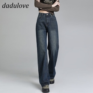 DaDulove💕 New Korean Version of Ulzzang Retro Washed Jeans WOMENS High Waist Wide Leg Pants Large Size Trousers