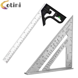 7 inch Metric Triangle Angle Ruler Woodworking Speed Square Protractor Set