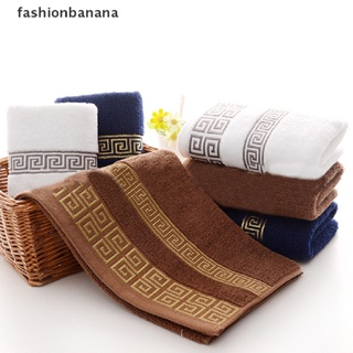[fashionbanana] ผ้าขนหนู ผ้าฝ้ายนุ่ม ดูดซับน้ําได้ดี คุณภาพสูง สําหรับห้องน้ํา