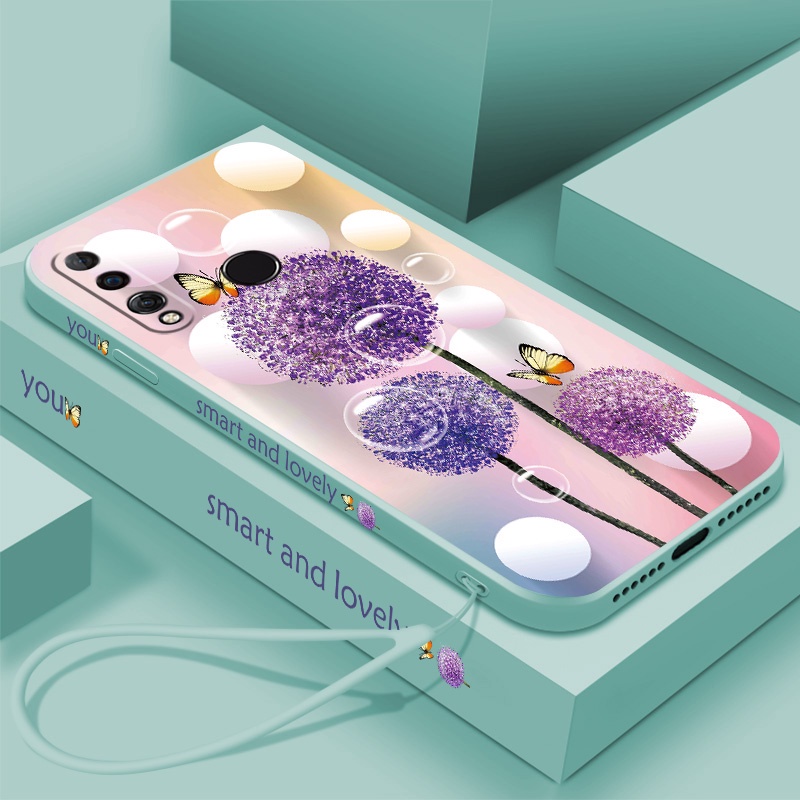 เคส-huawei-y6p-ดอกแดนดิไลอ้อน-ขอบตรง-รวมทุกอย่าง-เลนส์-ซิลิโคนนิ่ม-เคสโทรศัพท์มือถือ-กันกระแทก