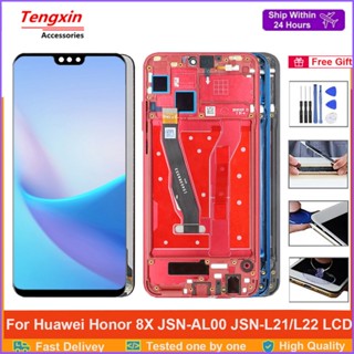 ของแท้ หน้าจอแสดงผล LCD และดิจิไทเซอร์ 6.5 นิ้ว 8X สําหรับ Huawei Honor 8X JSN-AL00 JSN-L22 JSN-L21