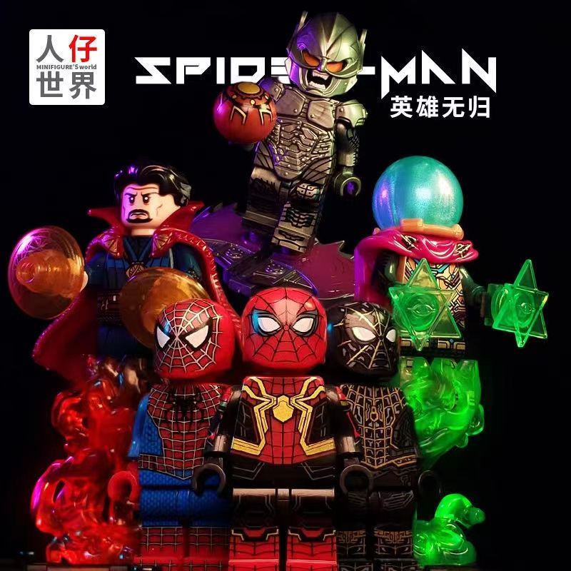 พร้อมส่ง-ฟิกเกอร์-lego-superhero-spider-man-3-heroes-returnless-fusion-suit-spider-man-ขนาดเล็ก-ของเล่นสําหรับเด็ก