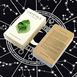 Chua Crystal Reading Cards 78 Crystals Cards Energizes Your Life Crystals and Healing-Stones Crystals Entertainment Card