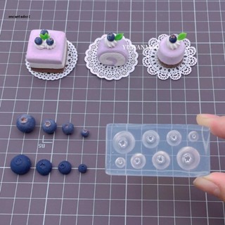 ✿ Blueberry Ice Cube Silicone Molds Fondant Cake Decorating Molds for DIY Crafts