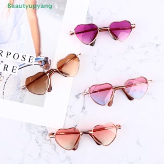 [Beautyupyang] แว่นตากันแดด รูปหัวใจ ขนาด 8 ซม. สําหรับตกแต่งตุ๊กตา 1 ชิ้น