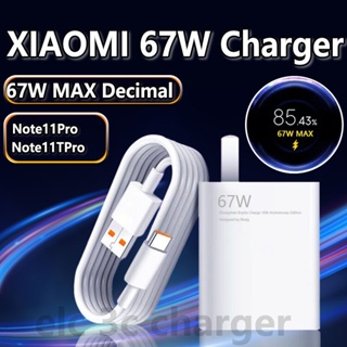 【ของแท้】【จัดส่งทันที】Xiaomi 67w Fast Charger Adapter 6a Type C Cable สำหรับ Xiaomi 11 Super Redmi 11 Pro &amp; Xiaomi 11 Ultra ipad 5 pro