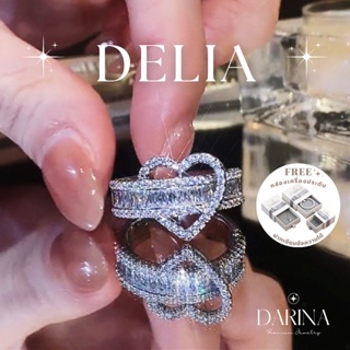 Delia แหวน Darina Jewelry DRR0005 ✨พร้อมกล่องเครื่องประดับ เขียนการ์ดได้