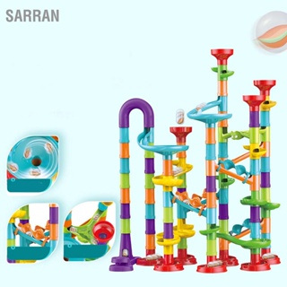 SARRAN Roll Ball Track Building Blocks ของเล่นเขาวงกต Stereoscopic ที่มีสีสันซ้อนสำหรับเด็กวัยหัดเดิน Early Education