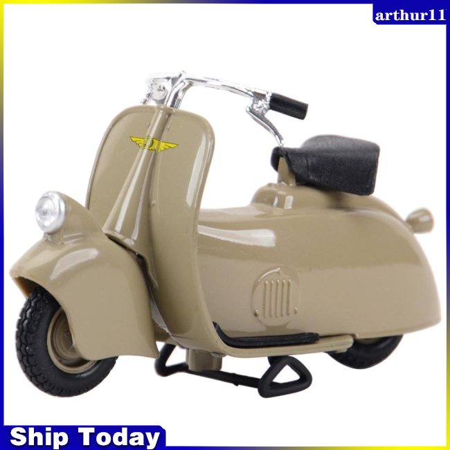 arthur-cod-โมเดลรถยนต์-maisto-1-18-piaggio-vespa-static-die-cast-vehicles-ของเล่นสําหรับเด็ก