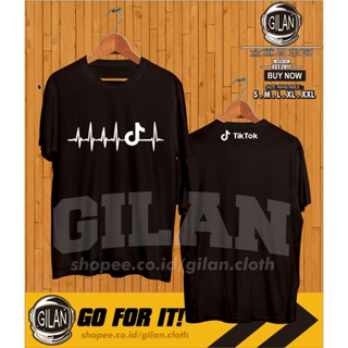 เสื้อเด็กหญิง - เสื้อยืดแอปพลิเคชั่นเพลงTiktokสุดหัวใจ-ผ้าGilan_01