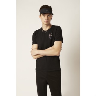 ESP เสื้อทีเชิ้ต ผู้ชาย สีดำ | Basic Tee Shirt | 3687