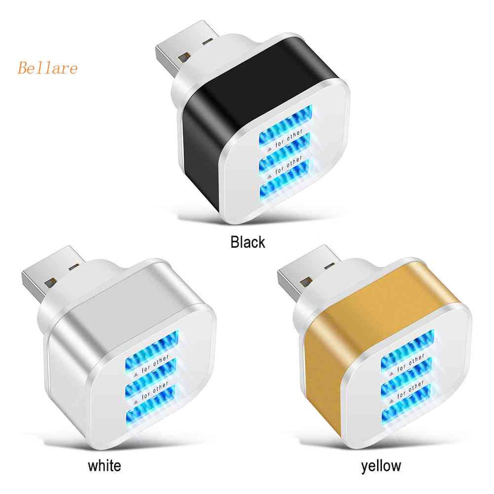 2023-อะแดปเตอร์ฮับ-usb2-0-3-พอร์ต-พร้อมไฟแสดงสถานะ-led-bellare-th