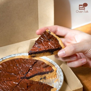 ภาพขนาดย่อของสินค้า( ลด 45-.) Brookie Pizza 6" เมนูใหม่เอาใจคนชอบบรูกกี้ หวานน้อยลงเพราะไม่ใส่โอรีโอ้