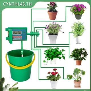 สวนอัตโนมัติไมโครหยดระบบชลประทานพืชดอกไม้รดน้ำชุดที่มี Sprinter หมอกหัวฉีดและด้วยอัจฉริยะควบคุมชลประทานเครื่องมือ Cynthia