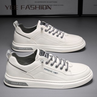 YEE Fashion รองเท้า ผ้าใบผู้ชาย ใส่สบาย ใส่สบายๆ สินค้ามาใหม่ แฟชั่น ธรรมดา เป็นที่นิยม ทำงานรองเท้าลำลอง YD23031102