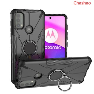 เคสโทรศัพท์มือถือ กันกระแทก พร้อมแหวนแม่เหล็ก สําหรับ Motorola Moto E40 E30 Edge 20 pro 20 lite