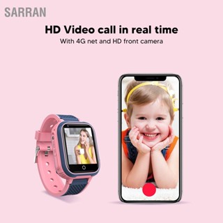 SARRAN Kids Smart Watch การสนทนาทางวิดีโอสองทาง IP67 กันน้ำ SOS ตำแหน่ง GPS Smartwatch พร้อมกล้อง