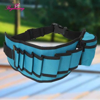 ✿ beginning ✿ Canvas Tool Bag Multifunctional Mini Tool Holder Pouch Belt Bag for Screws Nails ✿