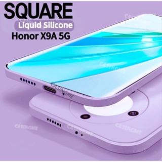 เคสโทรศัพท์ซิลิโคน แบบนิ่ม ทรงสี่เหลี่ยม กันกระแทก สําหรับ Honor X9a Honar X9X9 a 9a Honorx9a 5G 4G