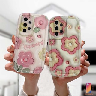 เคสโทรศัพท์มือถือแบบนิ่ม TPU กันกระแทก ลายดอกทิวลิปพาราไดซ์ สําหรับ Samsung A22 A03S A50 A32 A14 A13 A23 A52 A12 A03 A04 A04S A02S A20 A50S