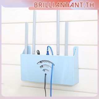 บ้านสร้างสรรค์ติดผนัง Wifi เราเตอร์กล่องเก็บชั้นวาง Wifi กล่องกล่องเก็บออแกไนเซอร์ Bri