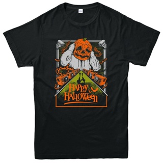 ❡Fashion Popular Hot Sale Happy Halloween TShirt,Dj Pumpkin Funny Spoof Horror Scary Dread Retro Gift Top