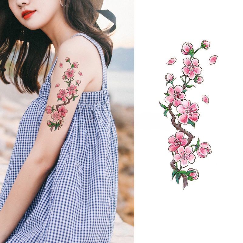 colorful-flower-tattoo-paper-waterproof-temporary-tattoo-stickers-for-women-body-art-scar-cover