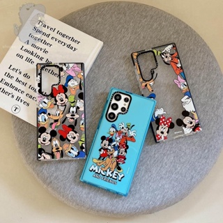 Case เคสโทรศัพท์มือถือ ลายการ์ตูน Disney Mickey Minnie Friends สําหรับ Samsung Galaxy S23 Ultra S22 Ultra S21 Ultra S20 S21 S22 S23 Plus + S