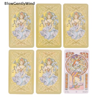 BlowGentlyWind Tarot Art Nouveau Prophecy Fate Divination Deck Family Party Board Game Card BGW