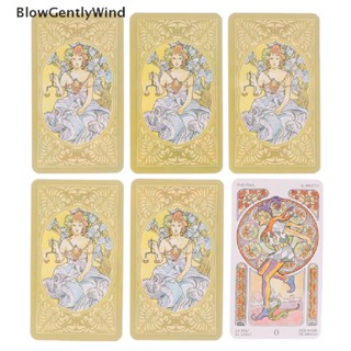 BlowGentlyWind Tarot Art Nouveau Prophecy Fate Divination Deck Family Party Board Game Card BGW