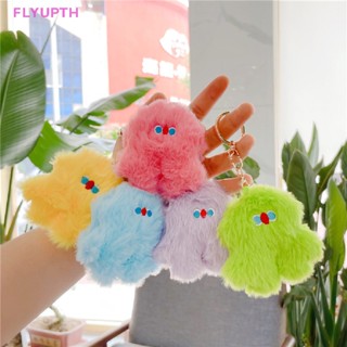 Flyup พวงกุญแจ จี้ตุ๊กตาน่ารัก สีชมพู สําหรับห้อยกระเป๋า