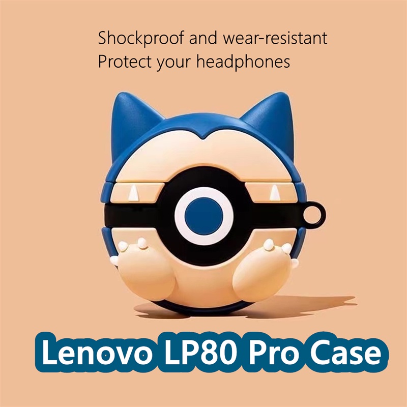 คุณภาพสูง-เคสหูฟัง-แบบนิ่ม-ลายการ์ตูนน่ารัก-สําหรับ-lenovo-lp80-pro